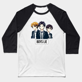 Boys lie. Baseball T-Shirt